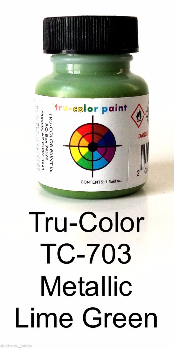 Picture of Tru-Color Paint TCP703 Metallic Lime Green Paint