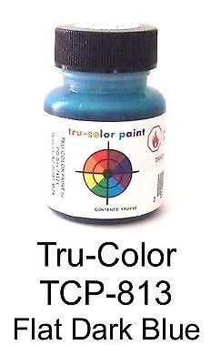 TCP813 1 oz Dark Blue Flat Brush