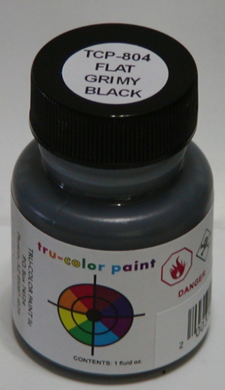 TCP804 1 oz Flat Grimy Black