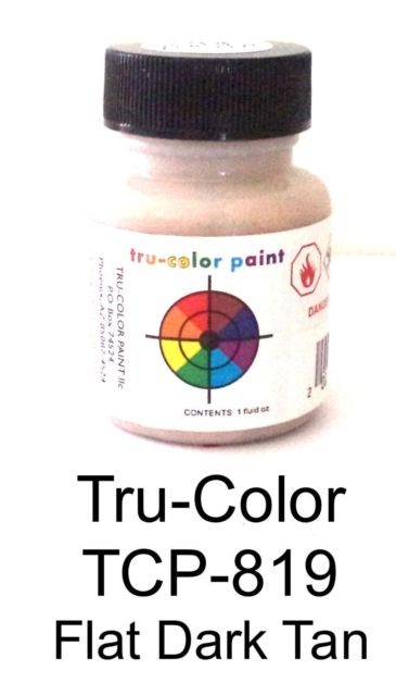 TCP819 1 oz Brushable Flat Dark Tan