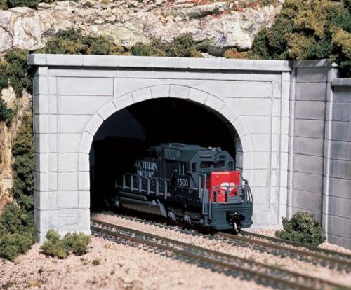 WOO1256 HO Concrete Double Tunnel