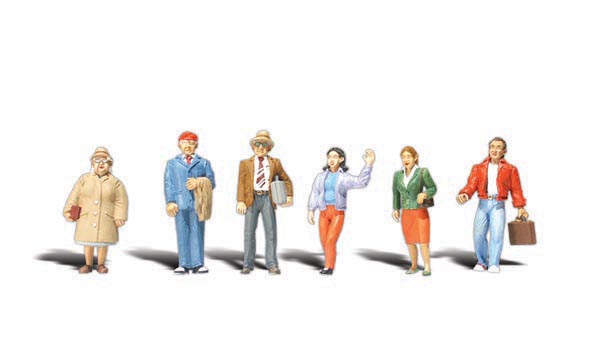 WOO2730 General Public - O Scale, 6 Piece