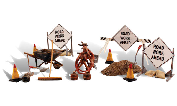 WOO2762 Road Crew Details - O Scale, 25 Piece