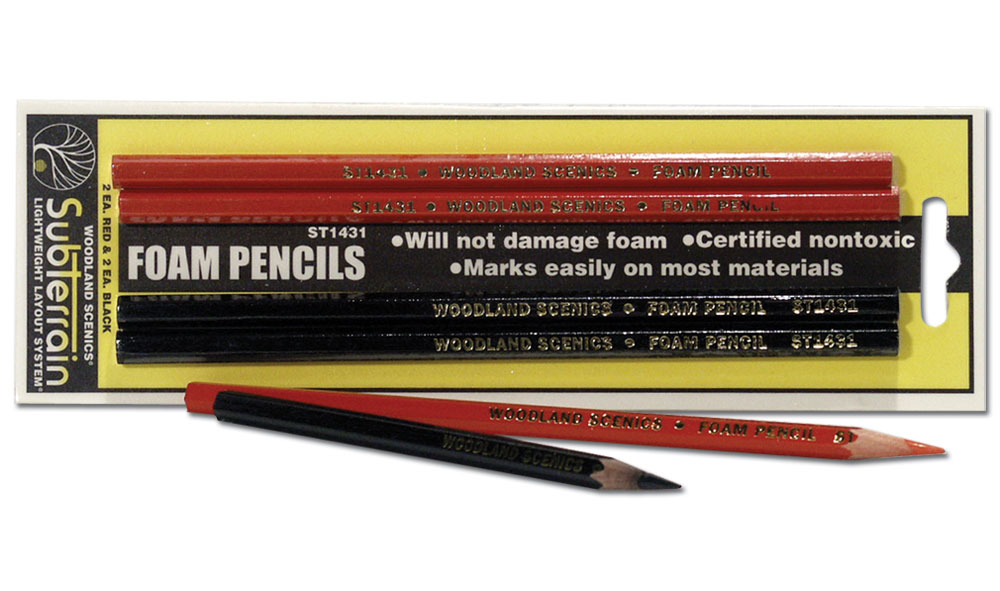 WOO1431 Foam Pencils - Pack of 4