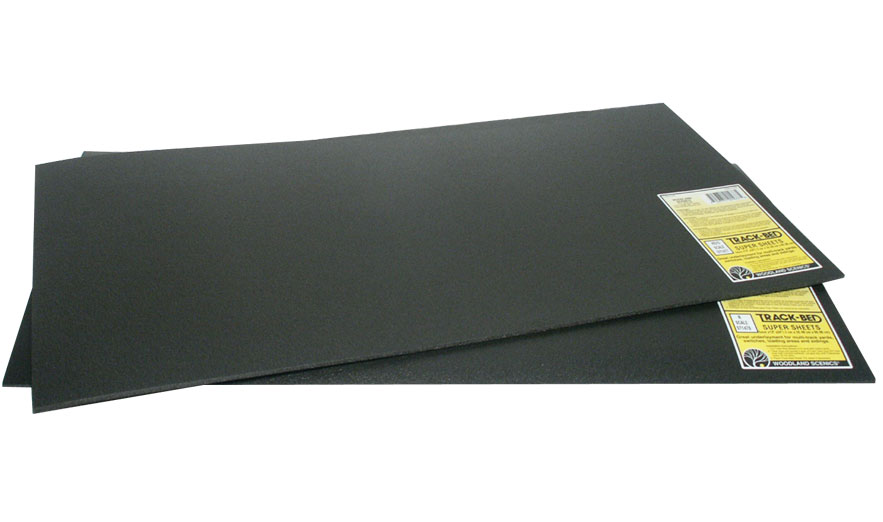WOO1477 Track Bed Super Sheet - HO & O Scale