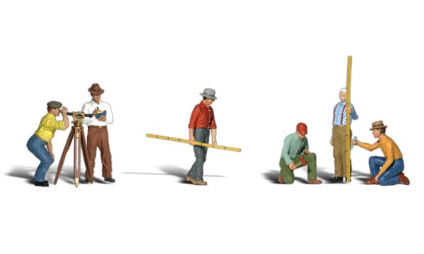 WOO2175 Surveyors - N scale, 7 Piece