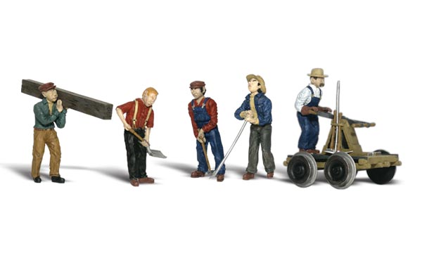 HO Rail Workers