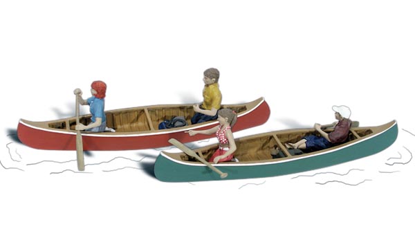 HO Canoers