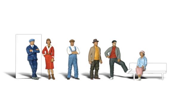 WOO1874 HO Casual People