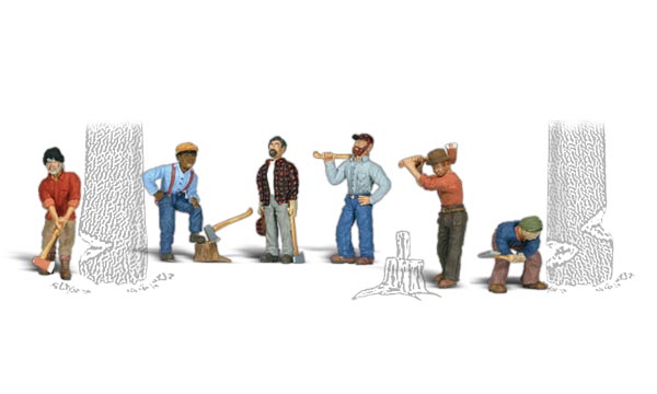 WOO1876 HO Lumberjacks