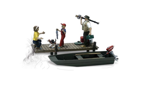 WOO2756 Family Fishing - O Scale