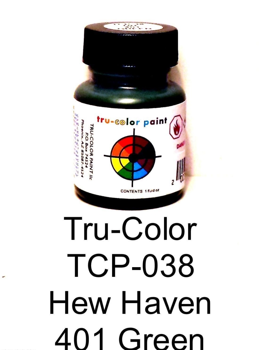 TCP038 1 oz New Haven Green Paint Bottle 401