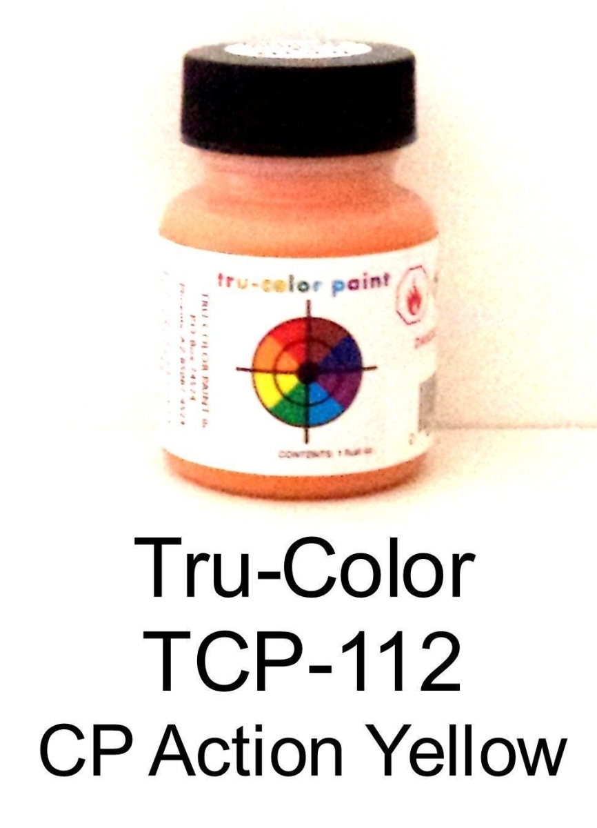 TCP112 Canadian Pacific Action Yellow Paint Bottle