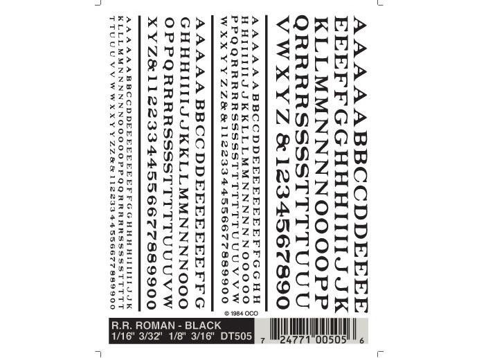 WOO505 RR Roman - Black