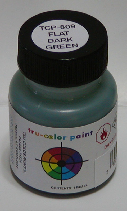 TCP809 Flat Dark Green Paint Brush
