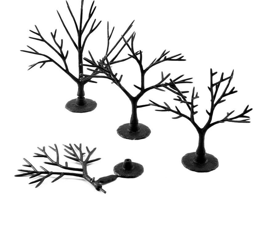 WOO1121 2 - 3 in. Plastic Tree Armatures Deciduous