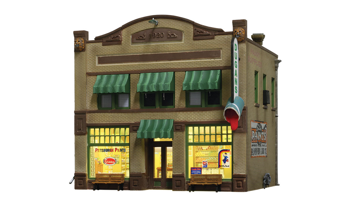 N Scale Dugans Paint Store