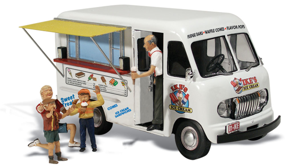 WOO5541 HO Ikes Ice Cream Truck