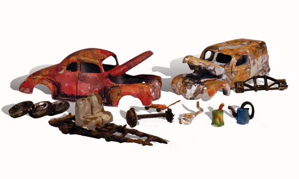 WOO5563 HO Junk Cars