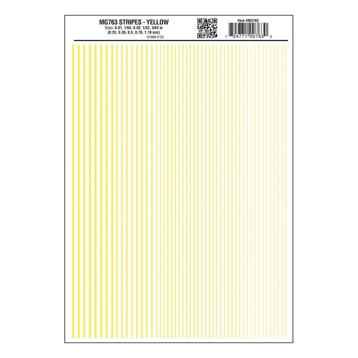WOO763 Stripes Yellow Dt