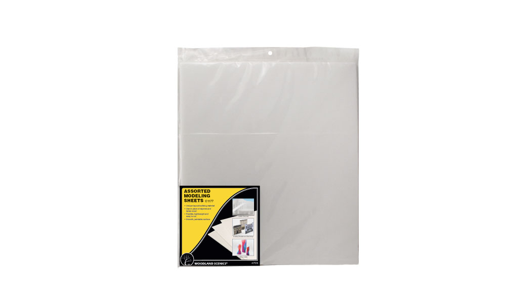 WOO1177 Assorted Modeling Sheets - Pack of 4