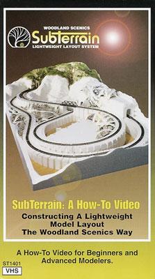 WOO1401 Video - SubTerrain VHS -  Woodland Scenics