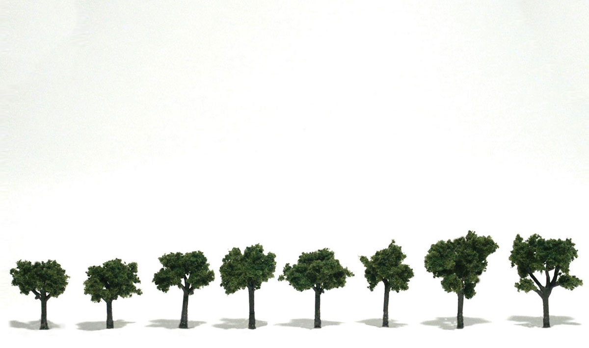 WOO1519 8 - 9 in. Medium Green Trees