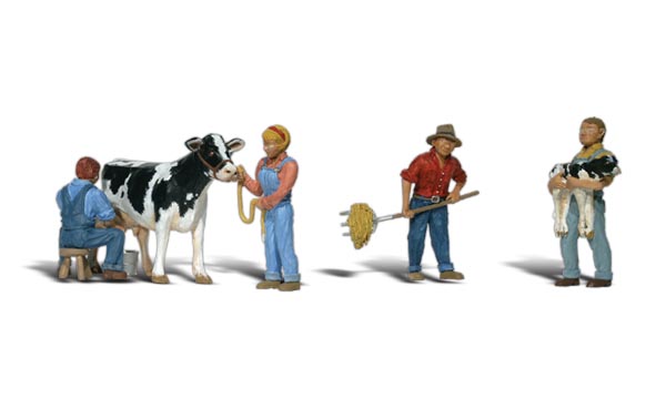 Dairy Farmers - HO Scale, 6 Piece