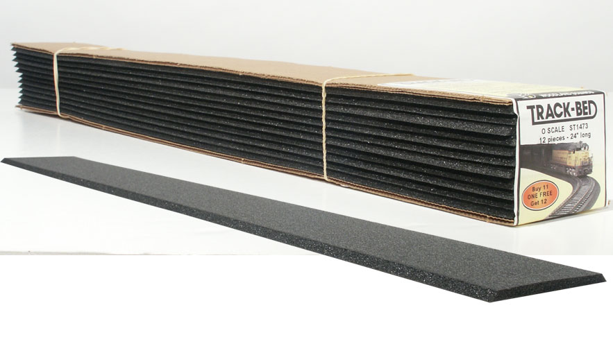 WOO1473 Track Bed Strips - O Scale