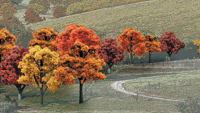 0.75 - 2 in. Fall Colors - Pack of 38