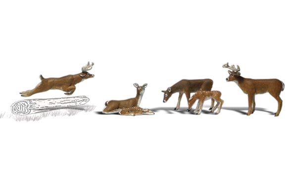 WOO2738 Deer - O Scale