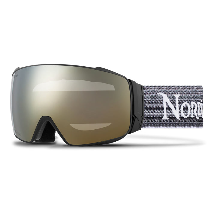 N-10B-B700P Torsten Snow Goggles Plus Bonus Lens with Low Bridge Fit for Unisex - Gold