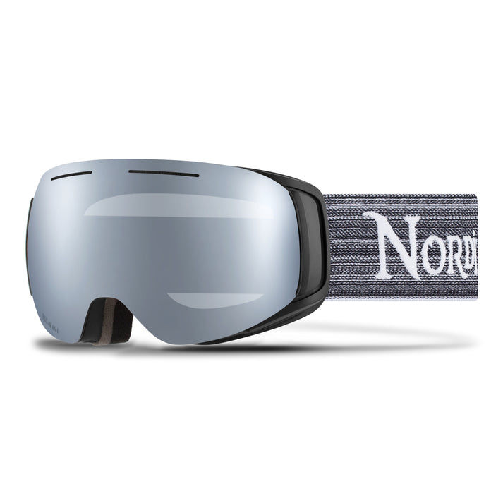 N-181C-B0214 Loki Snow Goggles Plus Bonus Lens for Unisex - Silver