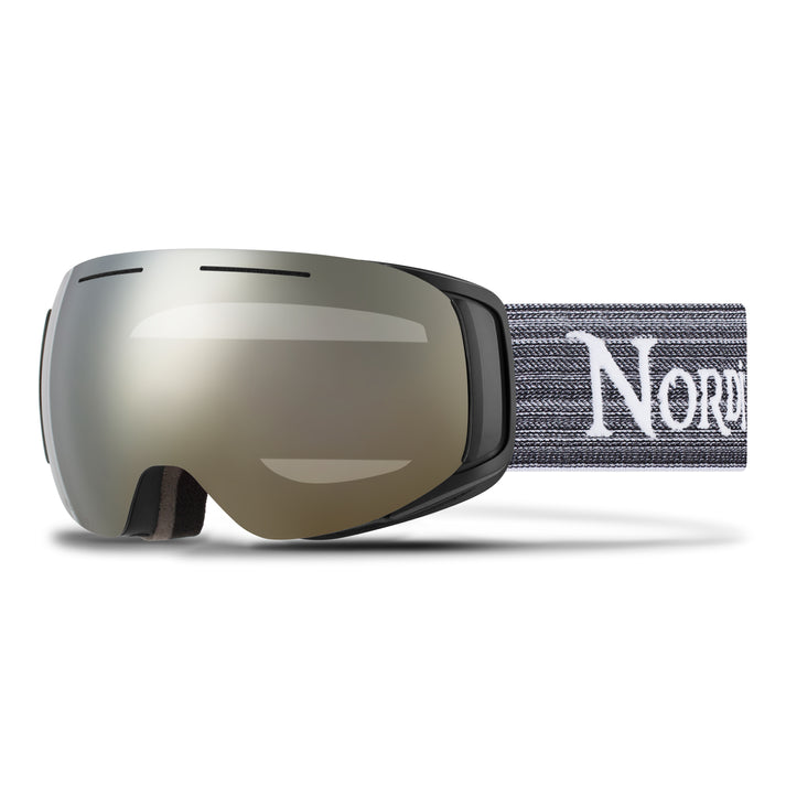 N-181C-B7004 Loki Snow Goggles Plus Bonus Lens for Unisex - Gold