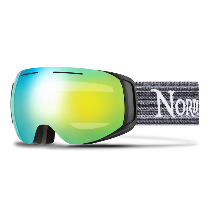 N-181C-B7014 Loki Snow Goggles Plus Bonus Lens for Unisex - Gold