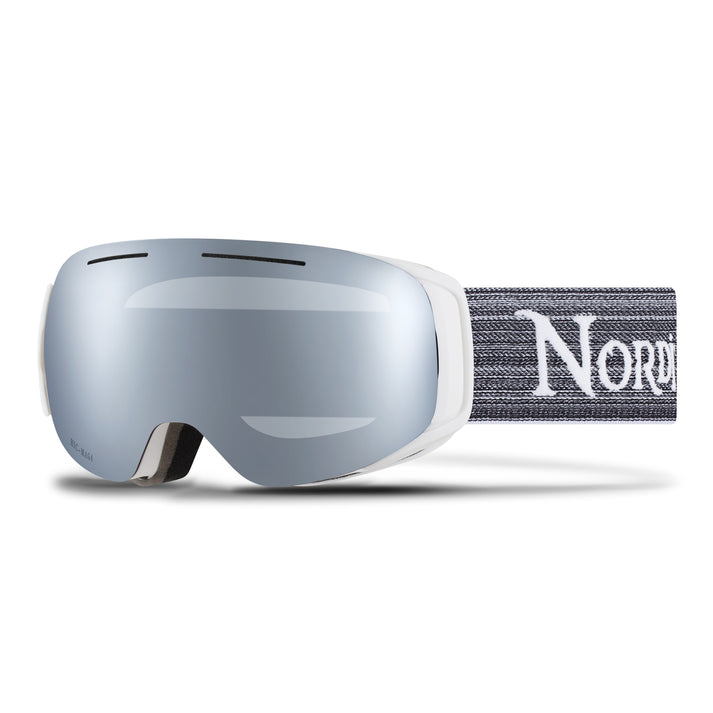 N-181C-W0214 Loki Snow Goggles Plus Bonus Lens for Unisex - Silver