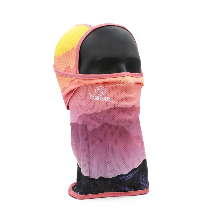 N-MO005 Evening Glow Balaclava SKI Mask for Unisex - Pink - One Size