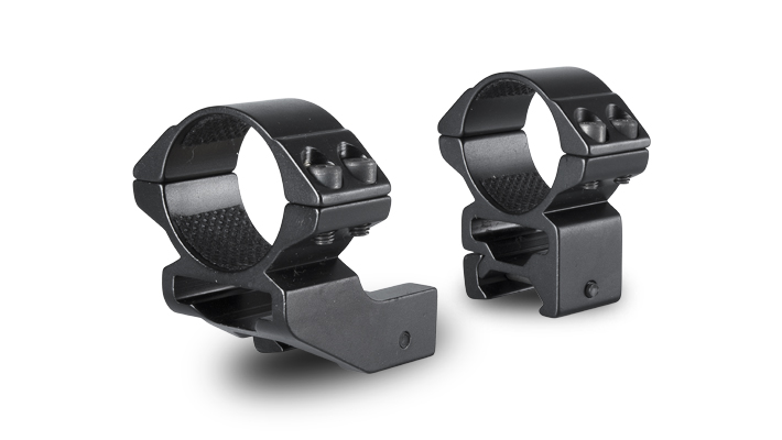 Hawke Sport Optics  30 mm High Weaver with 2 Piece 1 in. Extension Ring - Black, 2 Piece