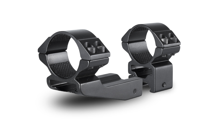 Hawke Sport Optics 22127 30 mm High Weaver with 2 Piece 2 in. Extension Ring - Black