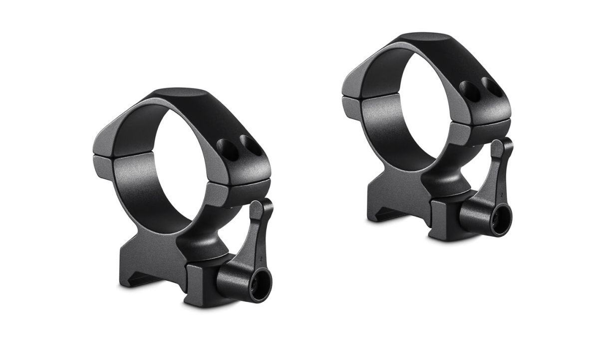 Hawke Sport Optics 23030 34 mm Low Precision Steel Rings Weaver with Lever - Black, 2 Piece