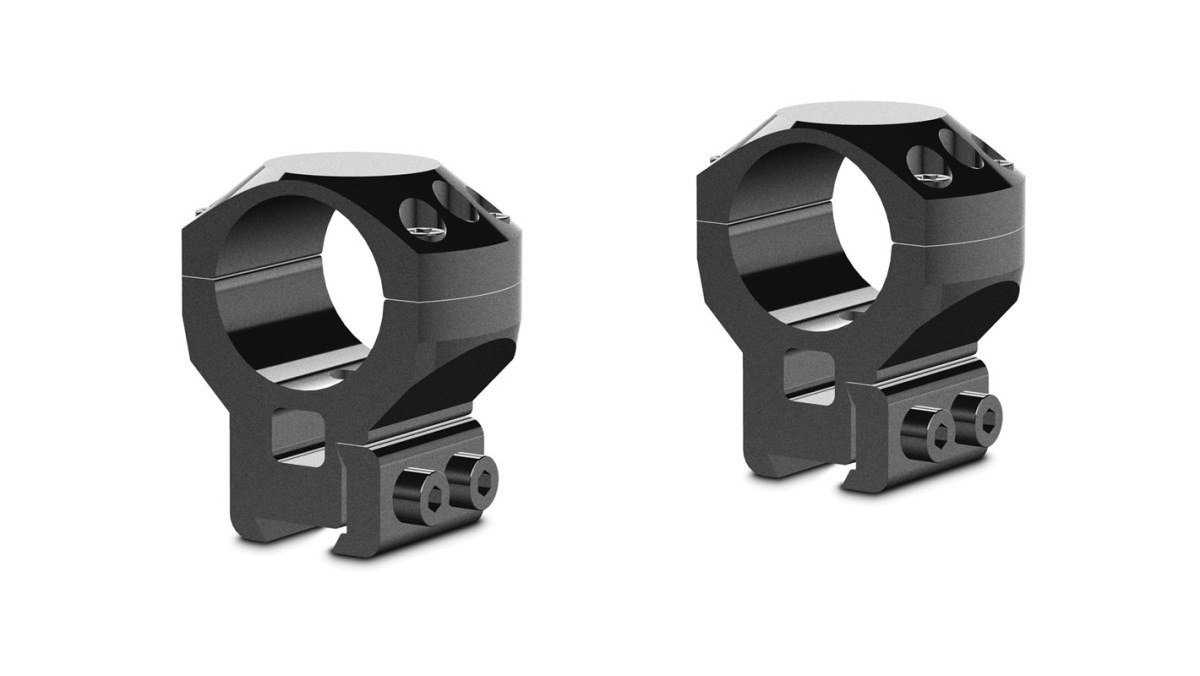 Hawke Sport Optics 24102 1 in. High Dovetail Tactical Ring Mounts - Black, 2 Piece