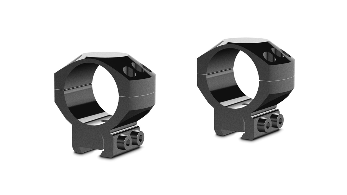 Hawke Sport Optics 24106 30 mm Medium Dovetail Tactical Ring Mounts - Black, 2 Piece
