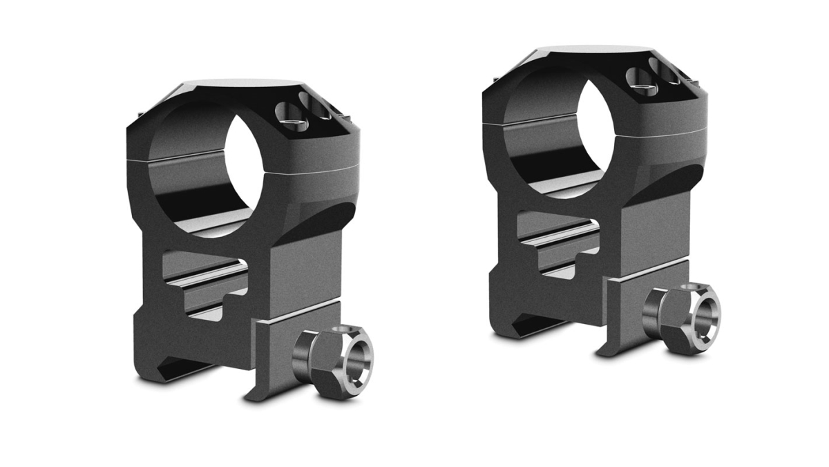 Hawke Sport Optics 24113 1 in. Extra High Weaver Tactical Ring Mounts - Black, 2 Piece
