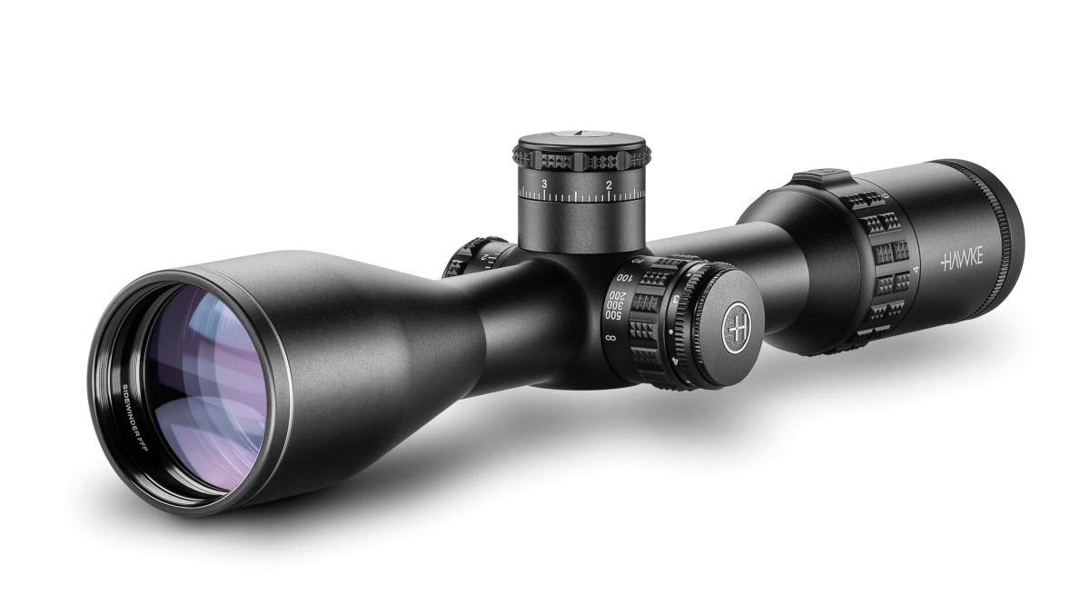 Hawke Sport Optics 17450 50 mm 4-16x FFP Sidewinder - Mil Dot Plus FFP Reticle