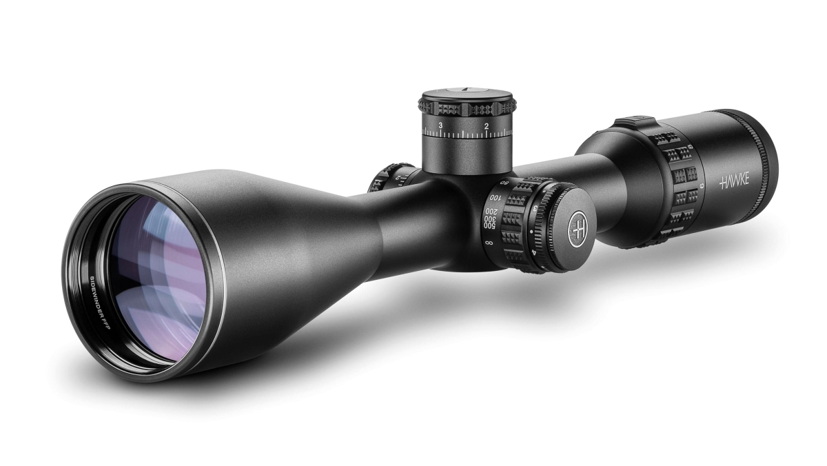 Hawke Sport Optics 17460 56 mm 6-24x FFP Sidewinder - Mil Dot Plus FFP Reticle