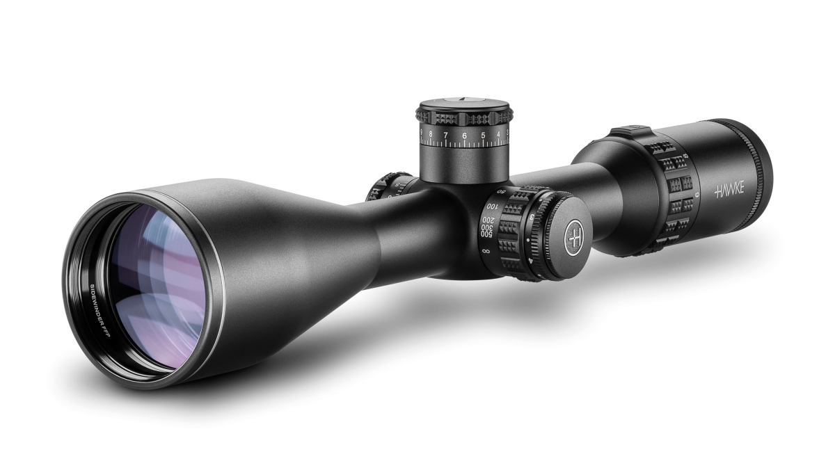 Hawke Sport Optics 17461 30 mm FFP Sidewinder - 56 mm 6-24x IR, MOA FFP Reticle