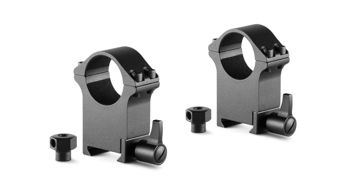 Hawke Sport Optics 23103 Professional Steel Ring Mounts for 1 in. Extra High with Lever Fitted & Nut