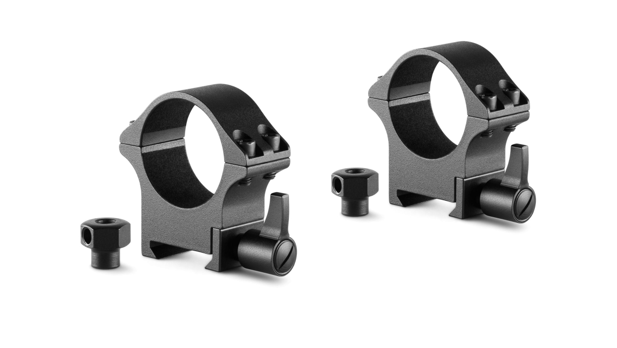 Hawke Sport Optics 23106 Professional Steel Ring Mounts for 30 mm Medium with Lever Fitted & Nut