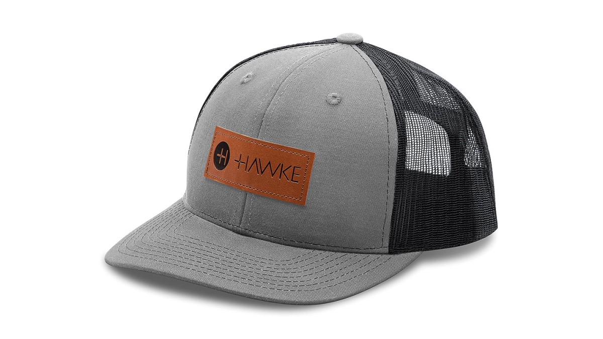 Hawke Sport Optics 99306 Grey & Black Mesh Snapback Cap - One Size
