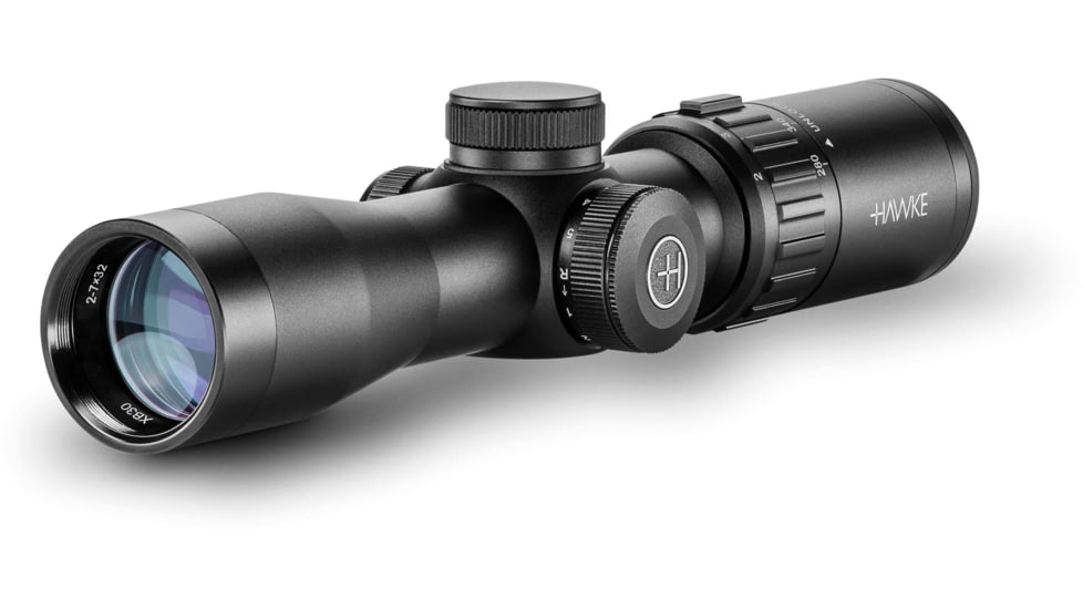 Hawke Sport Optics 12224 XB30 2-7x32 SR 1-2 MOA Low-Profile Crossbow Scope